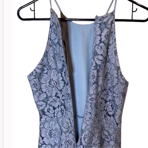 NWT Aqua Dusty Blue Lace Dress Women’s Sz S - Picture 8 of 11